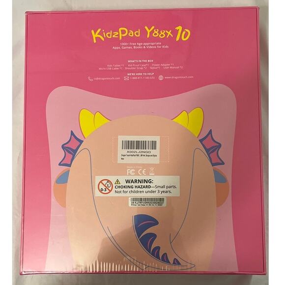 DRAGON Touch Kidzpad Y88X 10 - Kids Tablet 10" IPS Display - Pink - NEW/Sealed - Picture 4 of 8